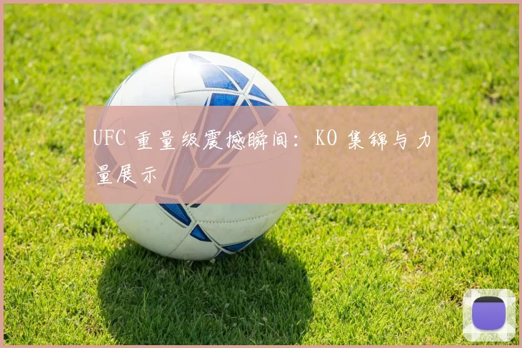 UFC 重量级震撼瞬间:KO 集锦与力量展示
